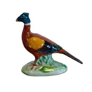 Vintage Beswick Ring Tailed Pheasant 3" Made in England Collectible